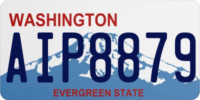 WA license plate AIP8879