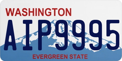 WA license plate AIP9995