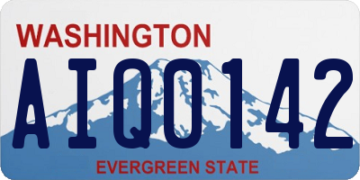 WA license plate AIQ0142