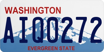 WA license plate AIQ0272