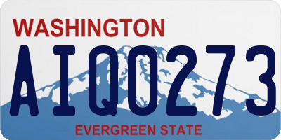 WA license plate AIQ0273