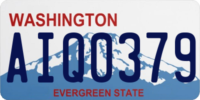 WA license plate AIQ0379