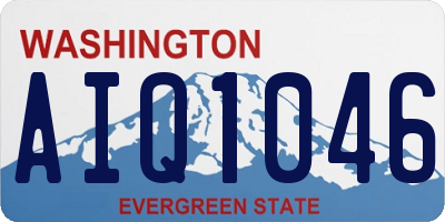 WA license plate AIQ1046