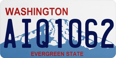 WA license plate AIQ1062