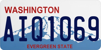 WA license plate AIQ1069