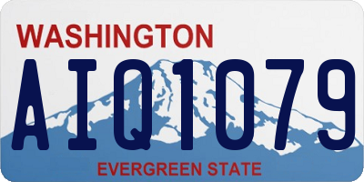 WA license plate AIQ1079