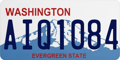 WA license plate AIQ1084