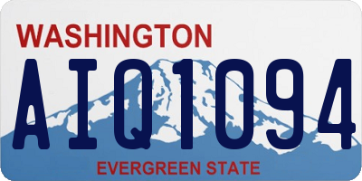 WA license plate AIQ1094