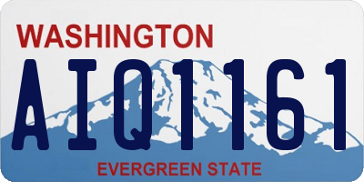 WA license plate AIQ1161