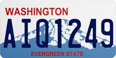 WA license plate AIQ1249