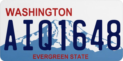 WA license plate AIQ1648