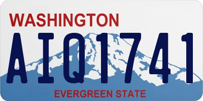 WA license plate AIQ1741