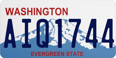 WA license plate AIQ1744