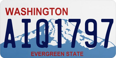 WA license plate AIQ1797