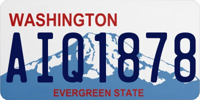 WA license plate AIQ1878