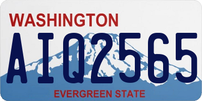 WA license plate AIQ2565
