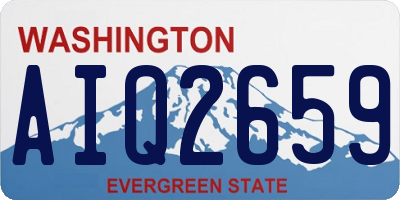 WA license plate AIQ2659