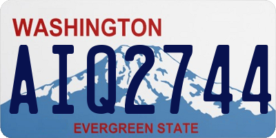 WA license plate AIQ2744