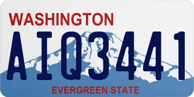 WA license plate AIQ3441