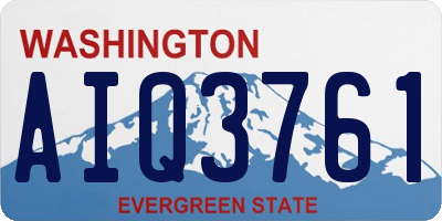 WA license plate AIQ3761