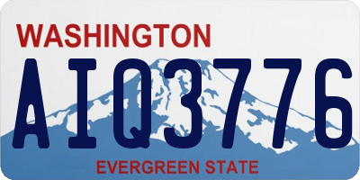 WA license plate AIQ3776