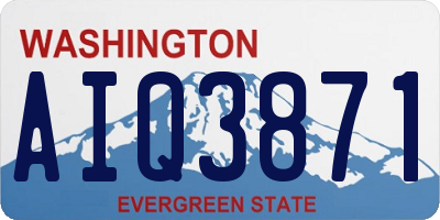 WA license plate AIQ3871