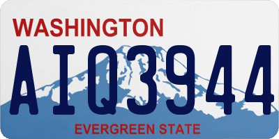 WA license plate AIQ3944