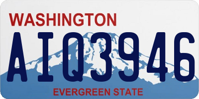 WA license plate AIQ3946