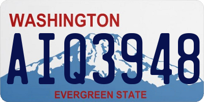 WA license plate AIQ3948