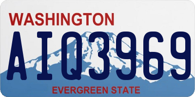 WA license plate AIQ3969