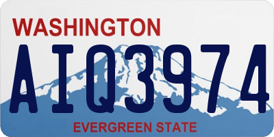 WA license plate AIQ3974