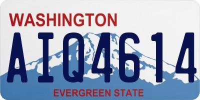 WA license plate AIQ4614