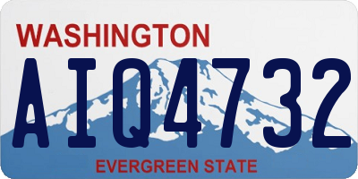 WA license plate AIQ4732