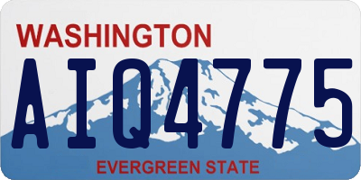 WA license plate AIQ4775