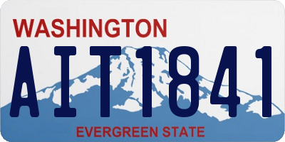 WA license plate AIT1841