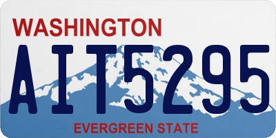 WA license plate AIT5295