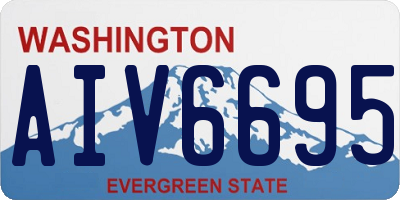 WA license plate AIV6695