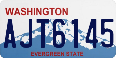 WA license plate AJT6145