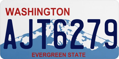 WA license plate AJT6279