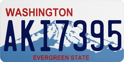 WA license plate AKI7395