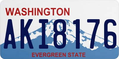WA license plate AKI8176