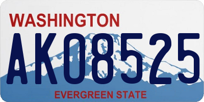 WA license plate AKO8525