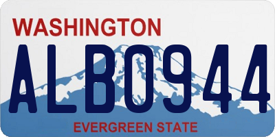 WA license plate ALB0944