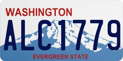 WA license plate ALC1779