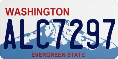WA license plate ALC7297