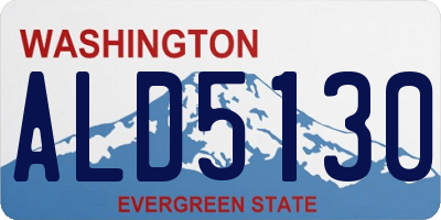 WA license plate ALD5130