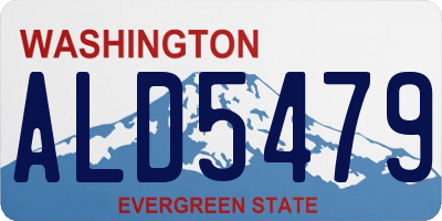 WA license plate ALD5479
