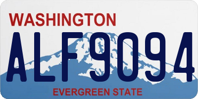 WA license plate ALF9094