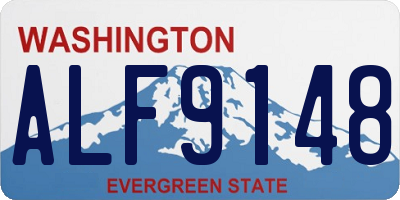 WA license plate ALF9148