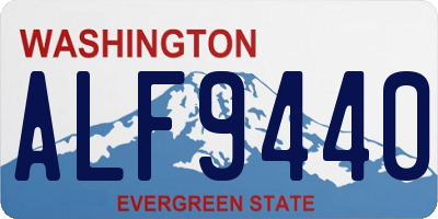 WA license plate ALF9440